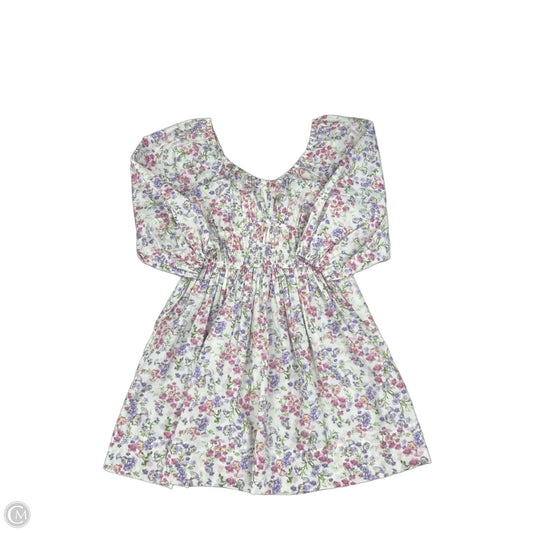 Dress Casual Short By H&m In Floral Print, Size: S