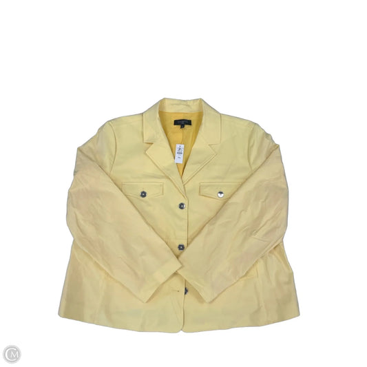 Jacket Other By Talbots In Yellow, Size: 1x