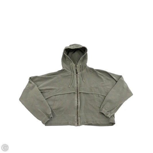 Top Long Sleeve By Mono B In Green, Size: S