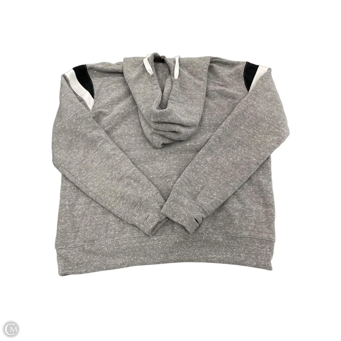Sweatshirt Hoodie By Pressbox In Grey, Size: L