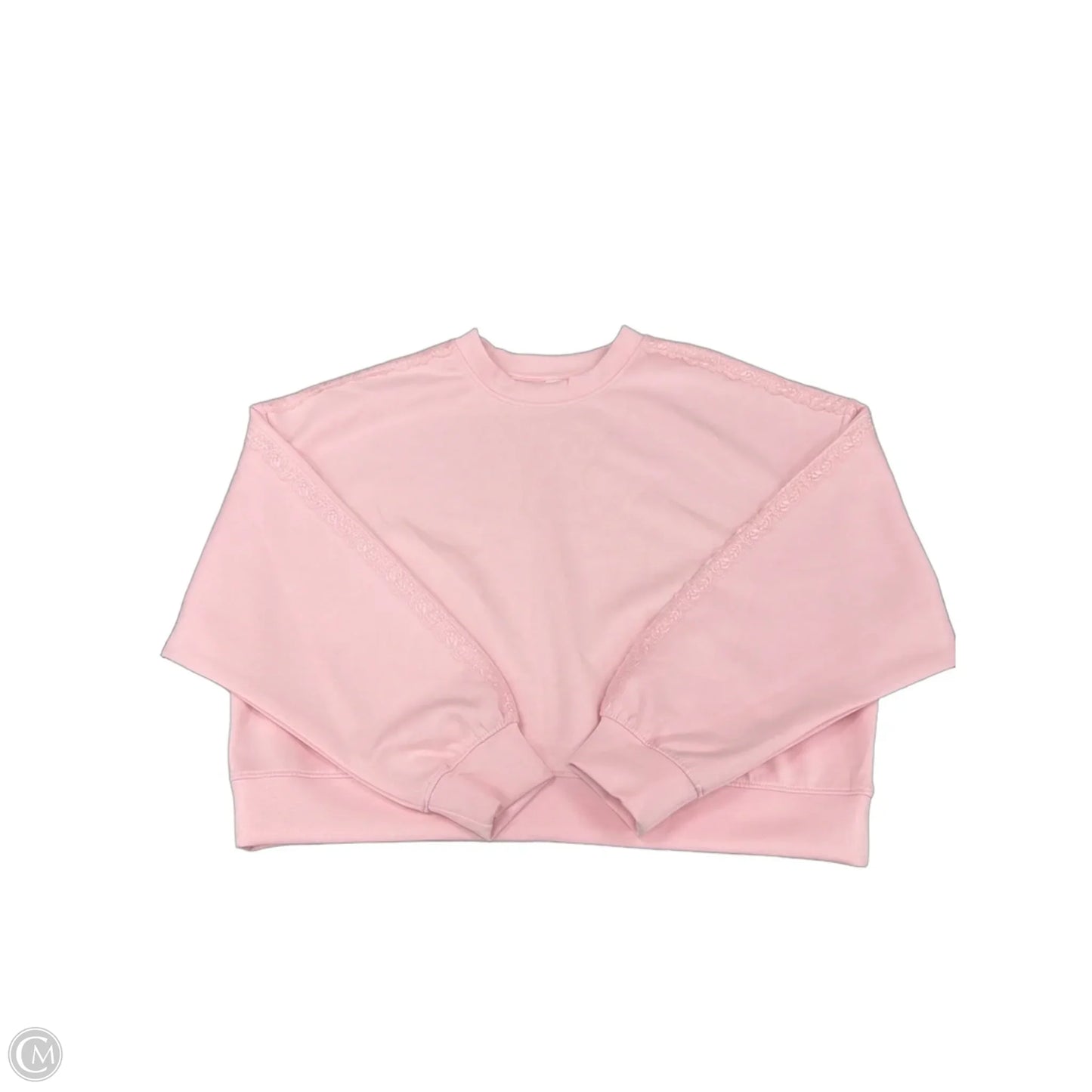 Athletic Top Long Sleeve Crewneck By All In Motion In Pink, Size: M