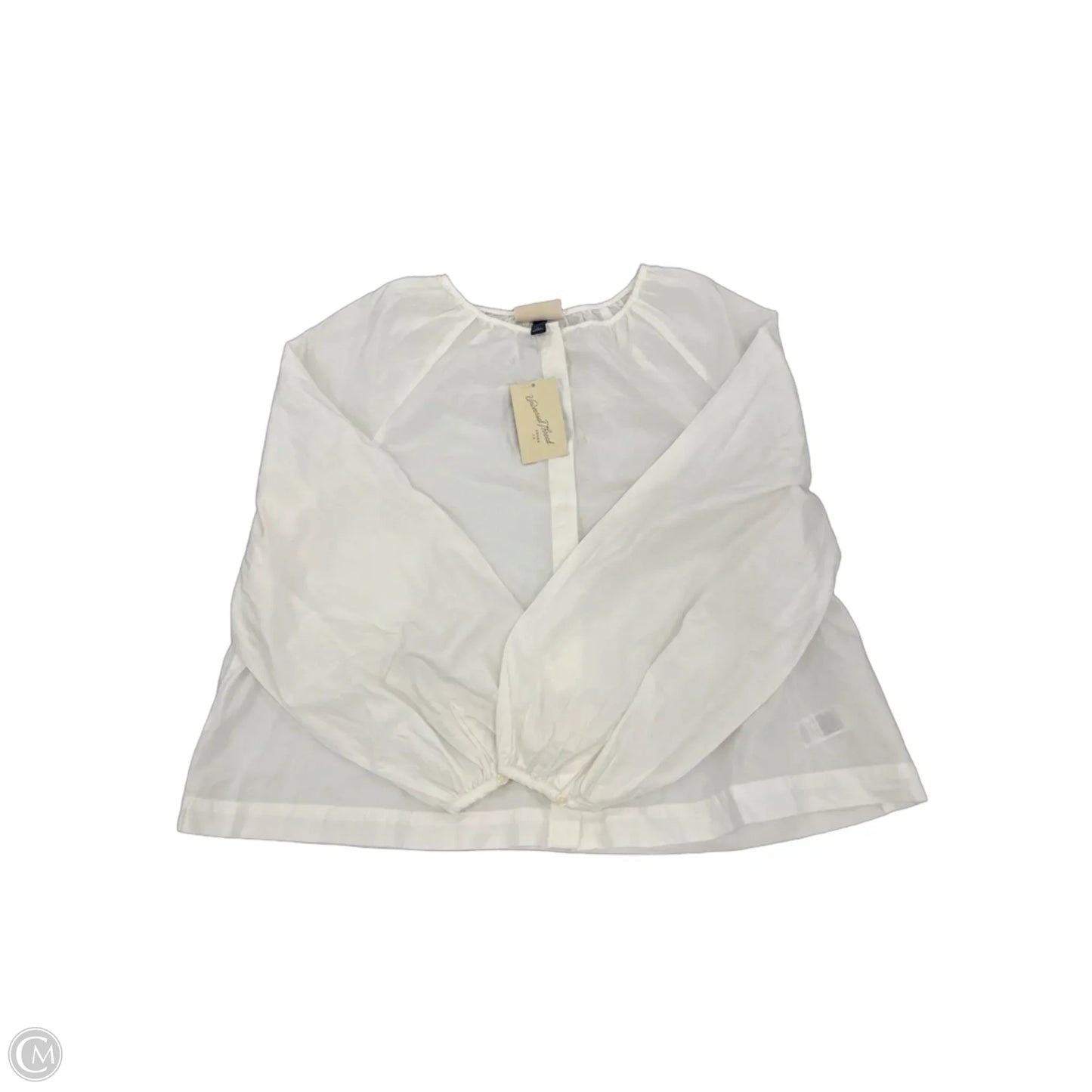 Top Long Sleeve By Universal Thread In White, Size: L