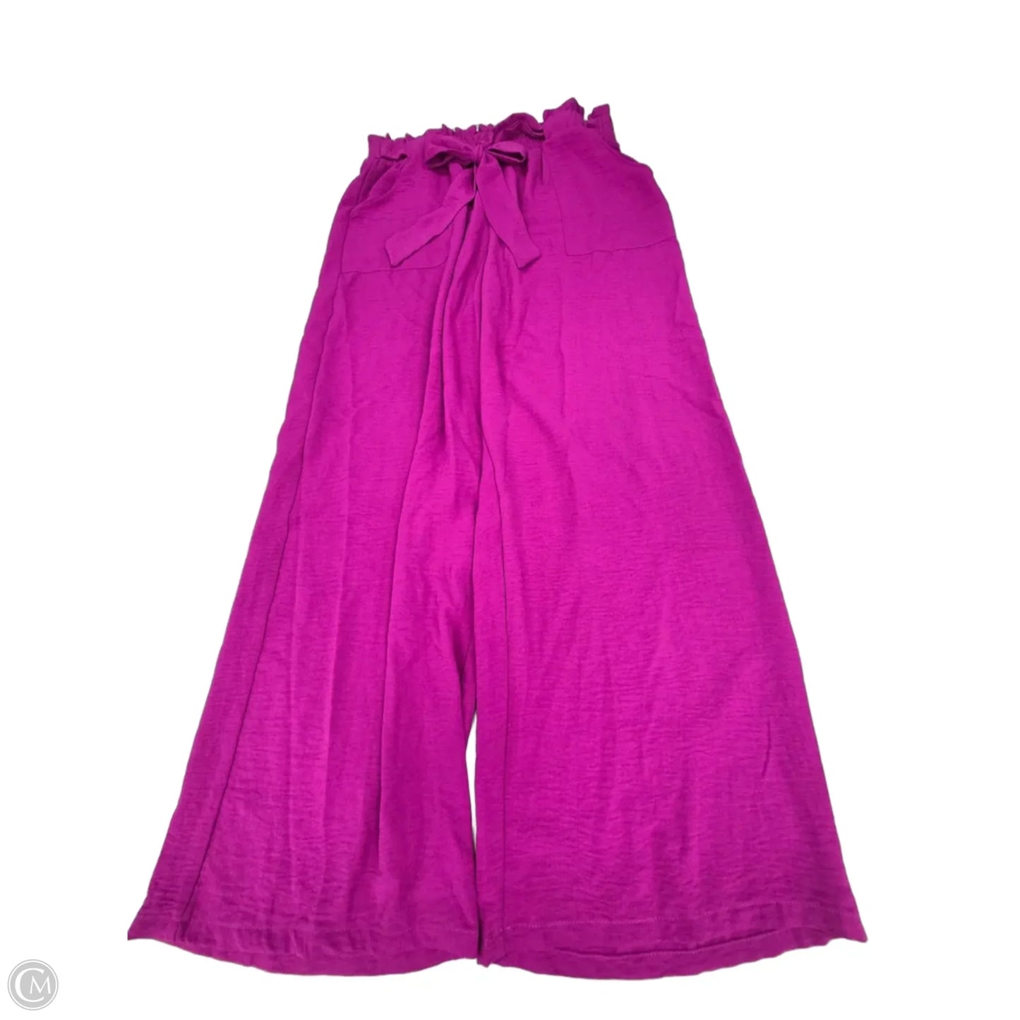 Pants Wide Leg By Cme In Purple, Size: Xl