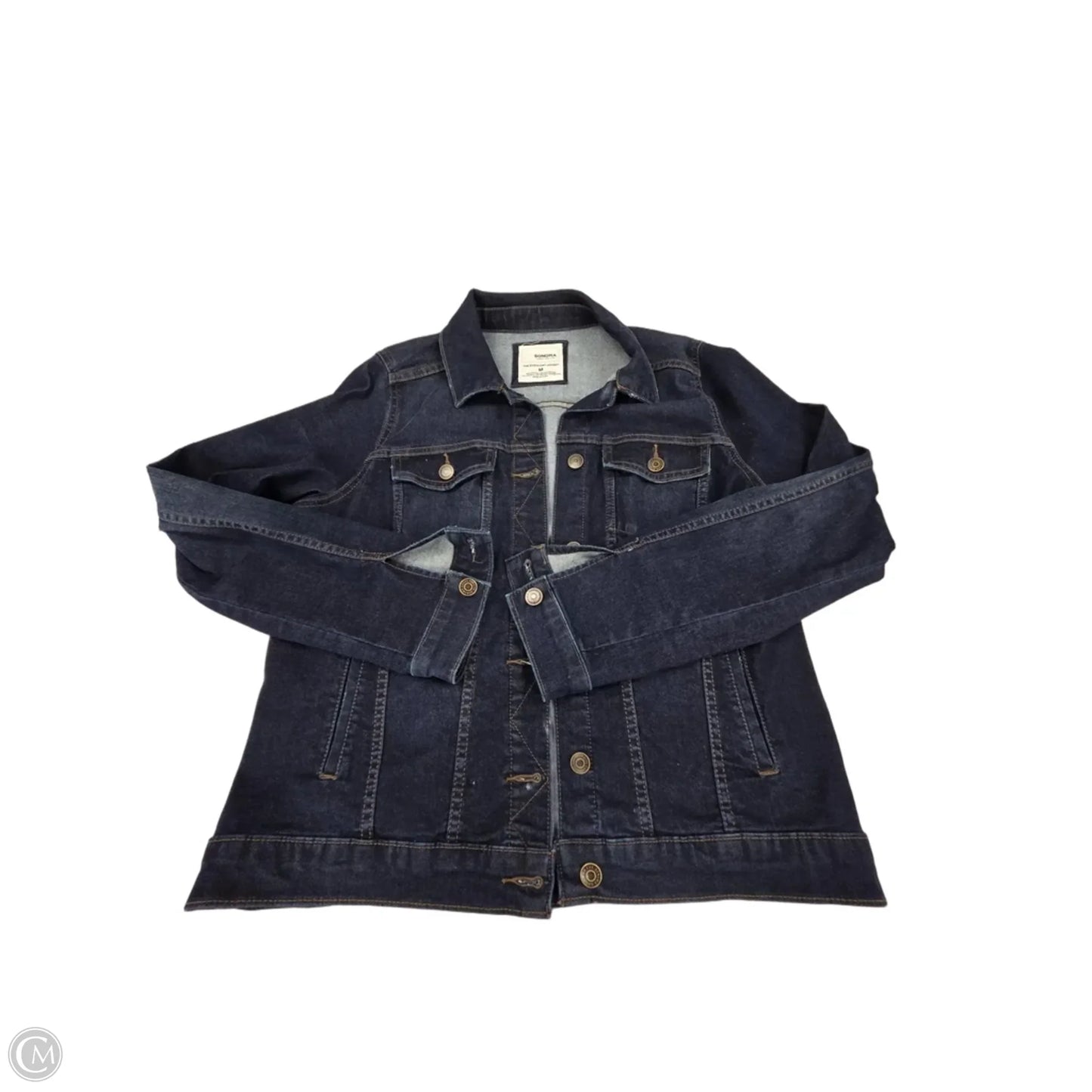 Jacket Denim By Sonoma In Blue Denim, Size: M