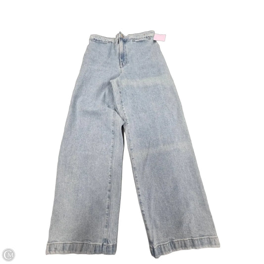 Jeans Wide Leg By Madewell In Blue Denim, Size: 4
