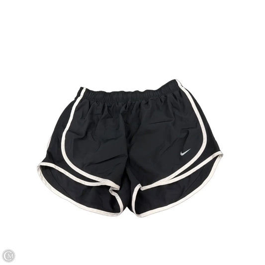 Athletic Shorts By Nike In Black & White, Size: L