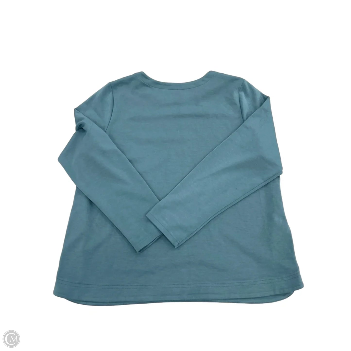 Top Long Sleeve By Croft And Barrow In Teal, Size: Xxl