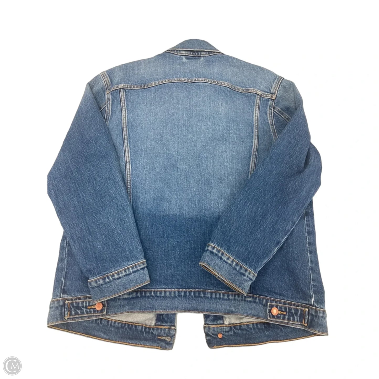Jacket Denim By Pink In Blue Denim, Size: M