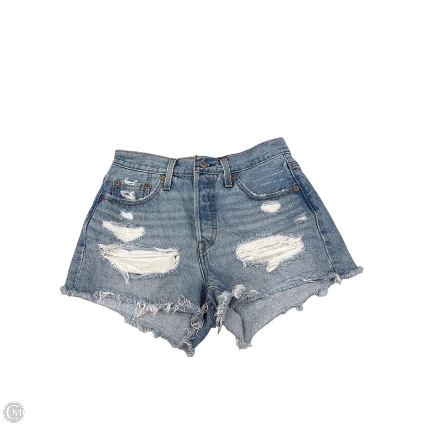 Shorts By Levis In Blue Denim, Size: 0