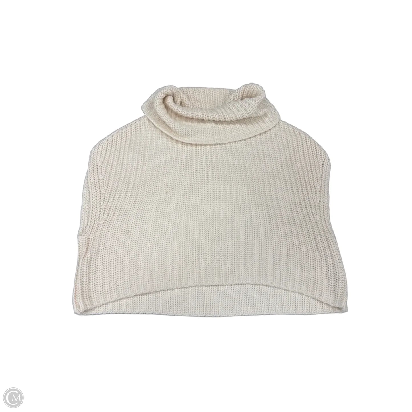 Vest Sweater By 525 In Cream, Size: M