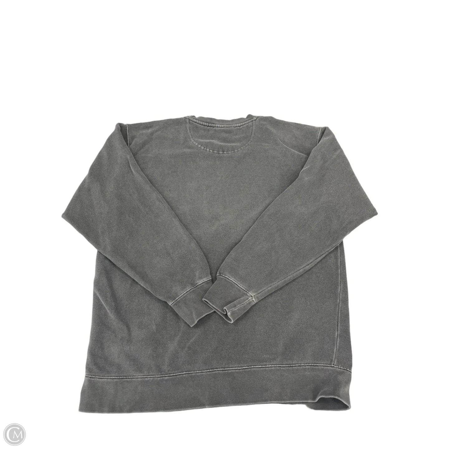 Sweatshirt Crewneck By Comfort Colors In Gold, Size: S