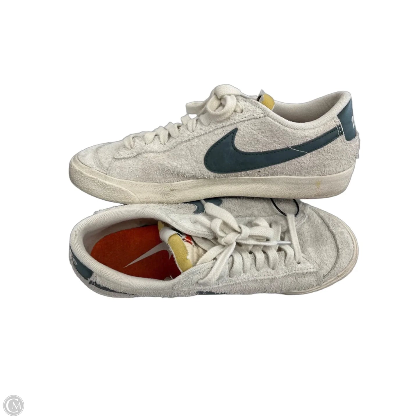 Shoes Sneakers By Nike In Blue & Cream, Size: 7.5
