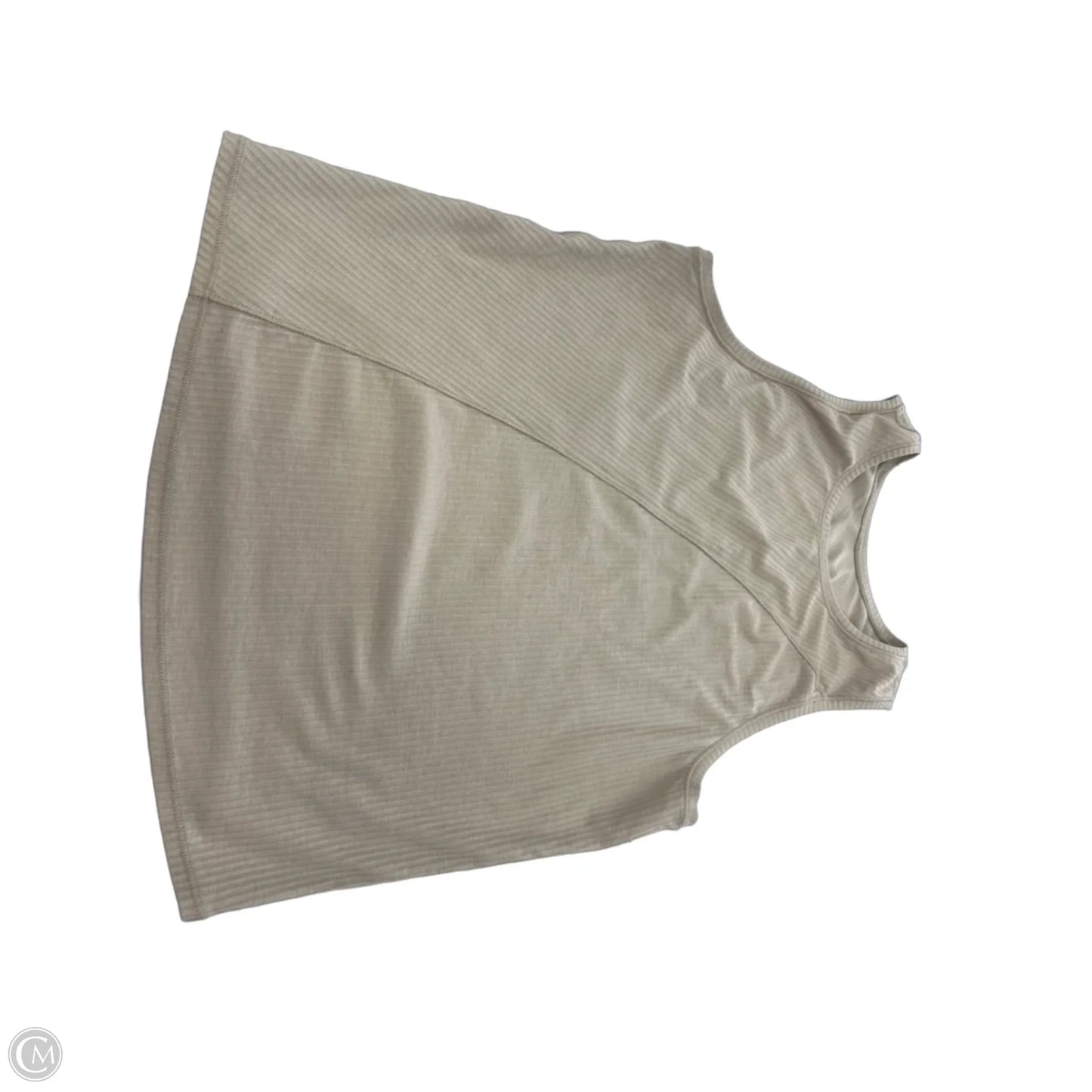 Athletic Tank Top By Cme In Tan, Size: M