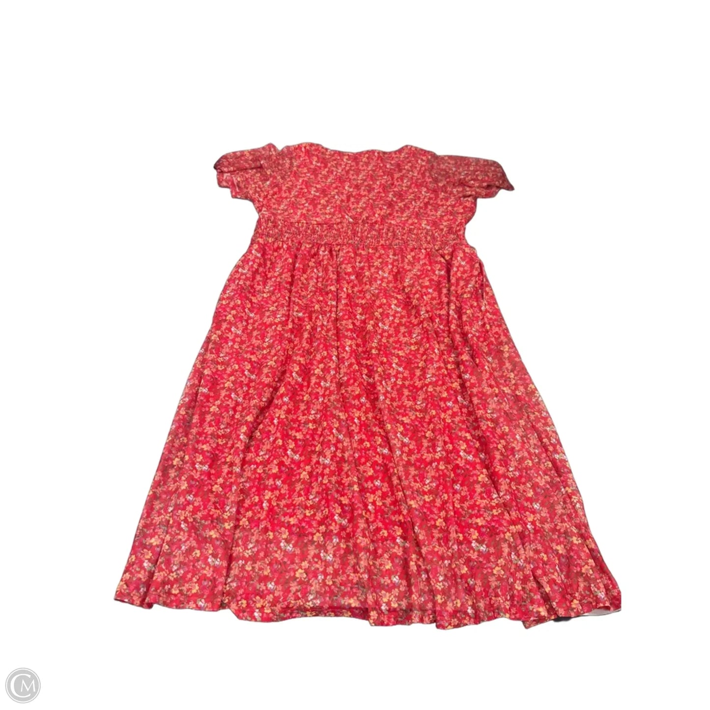 Dress Casual Midi By Lane Bryant In Floral Print, Size: 1x