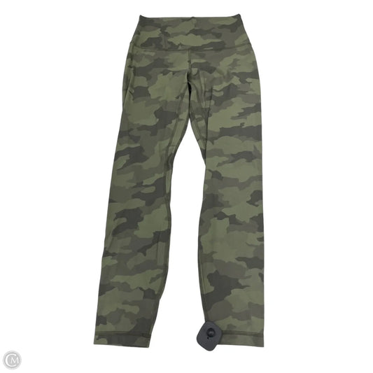 Athletic Leggings By Lululemon In Camouflage Print, Size: 6