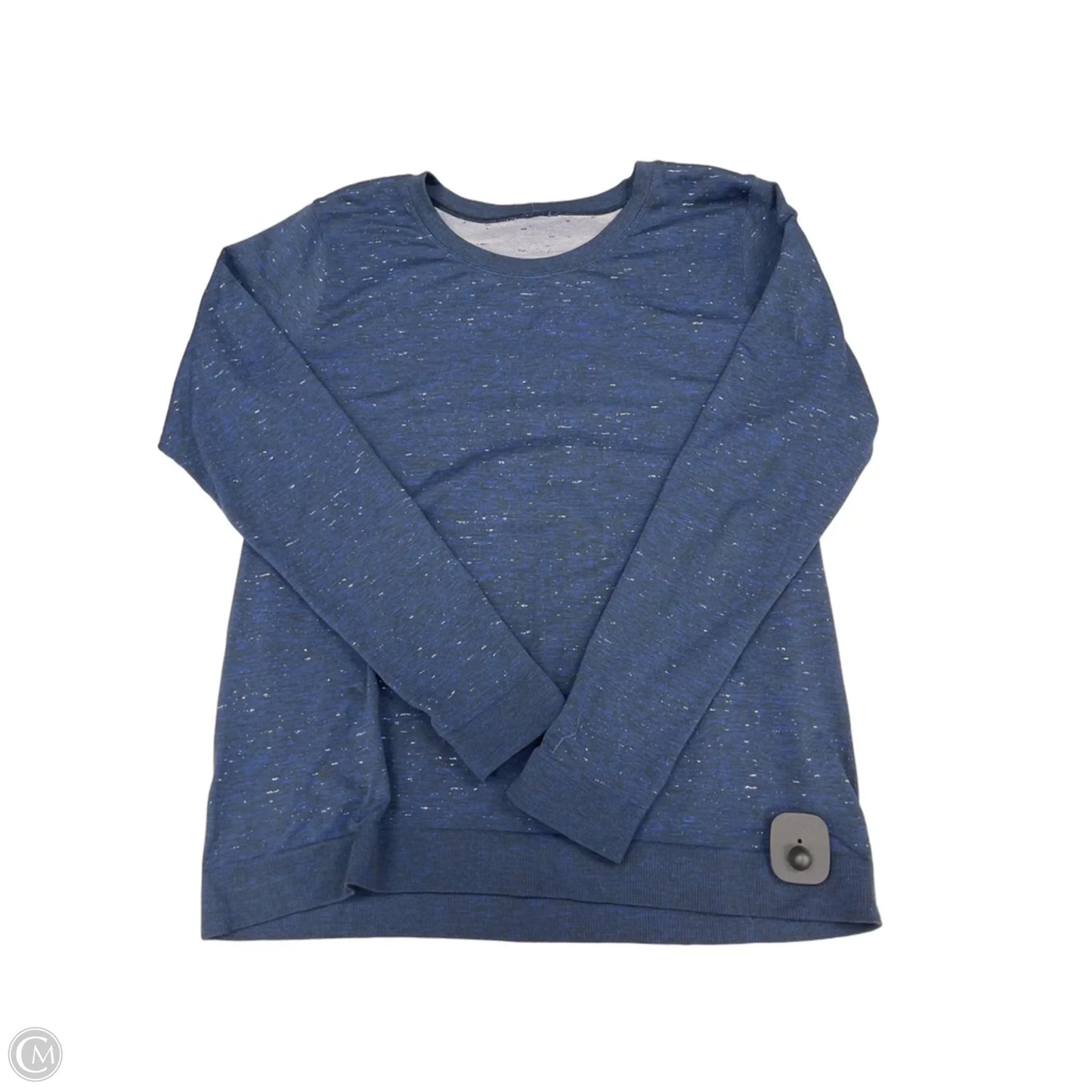 Athletic Top Long Sleeve Crewneck By Lululemon In Blue, Size: L