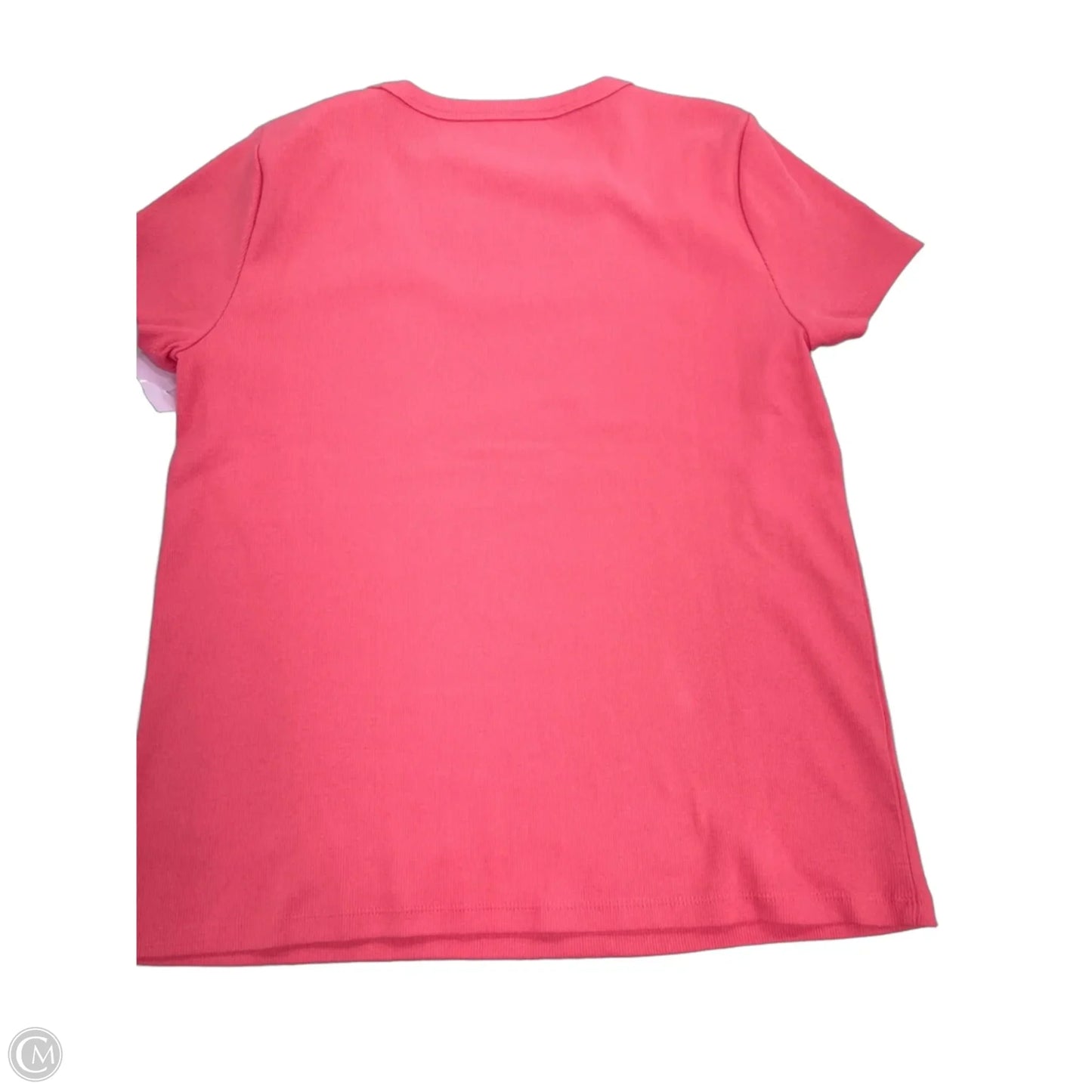 Top Short Sleeve By Talbots In Pink, Size: Xl
