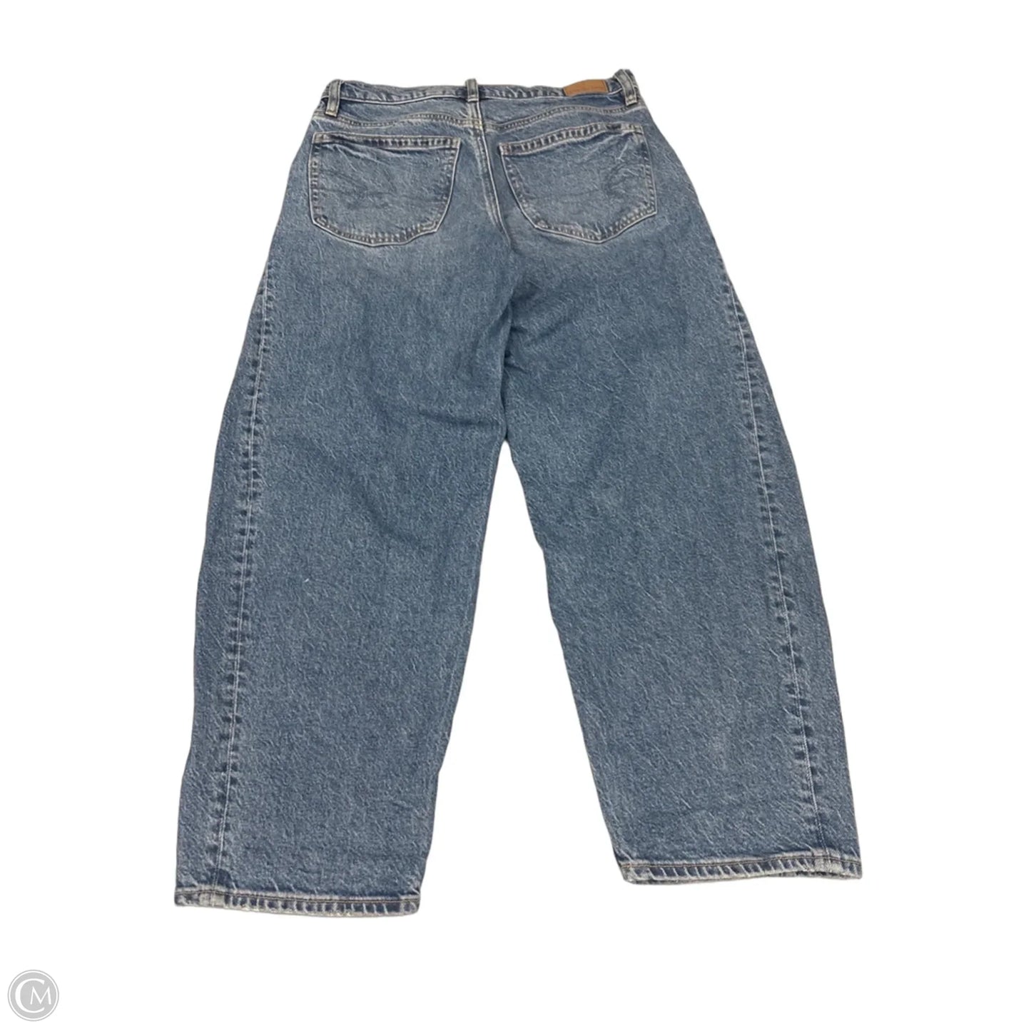 Jeans Wide Leg By American Eagle In Blue Denim, Size: 2
