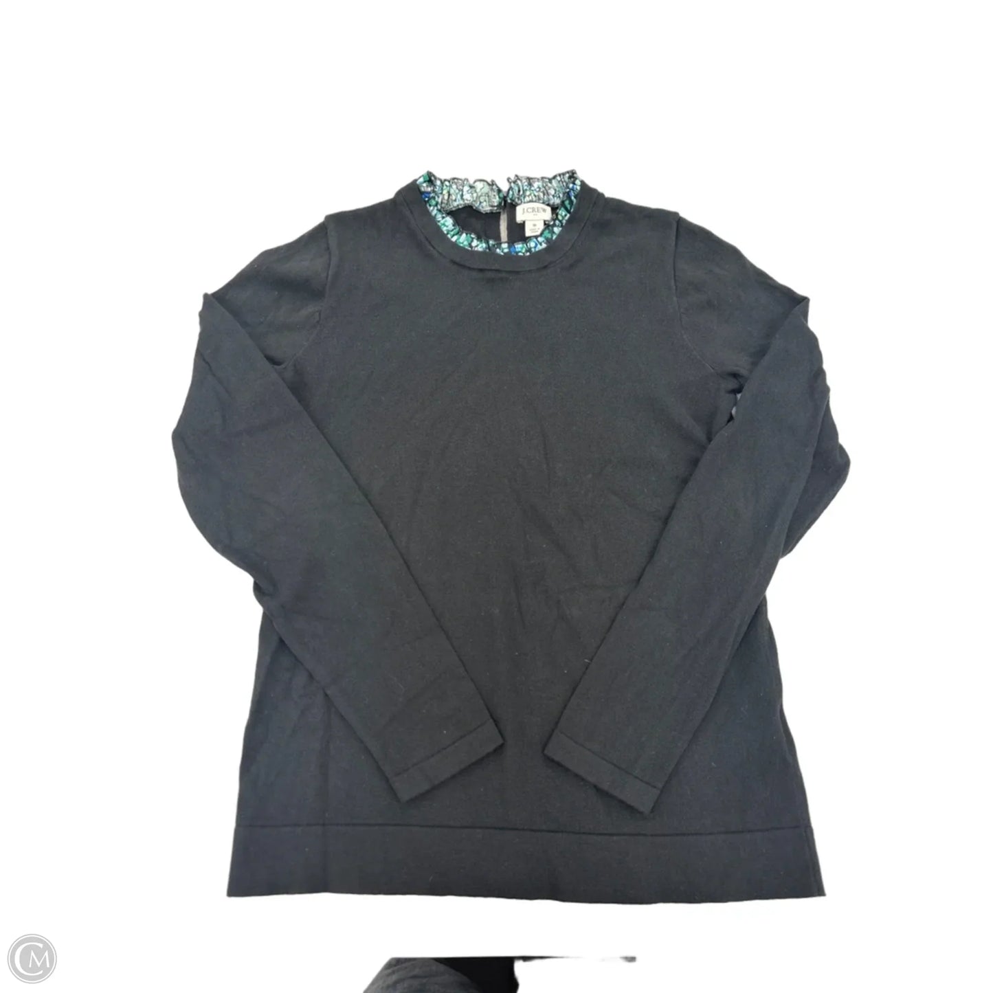 Top Long Sleeve By J. Crew In Black, Size: S