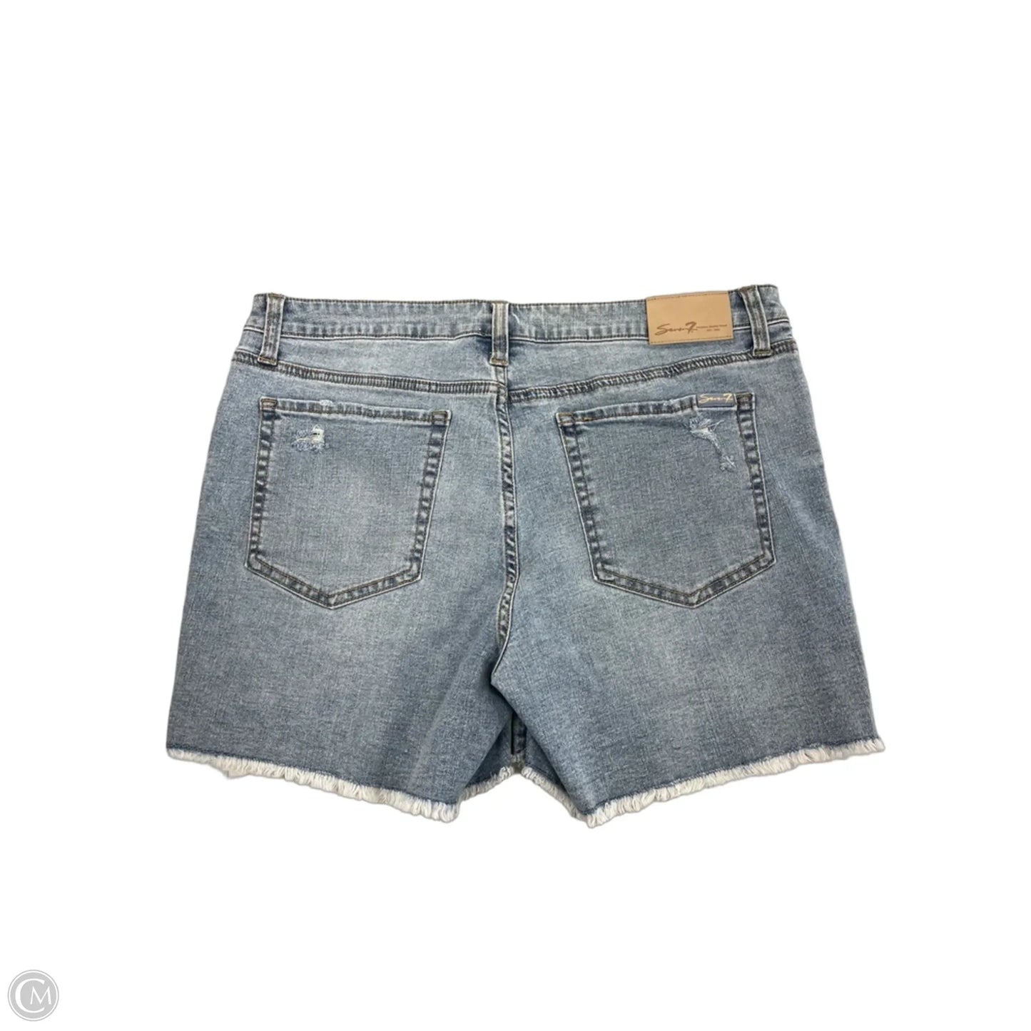 Shorts By Seven 7 In Blue Denim, Size: 12