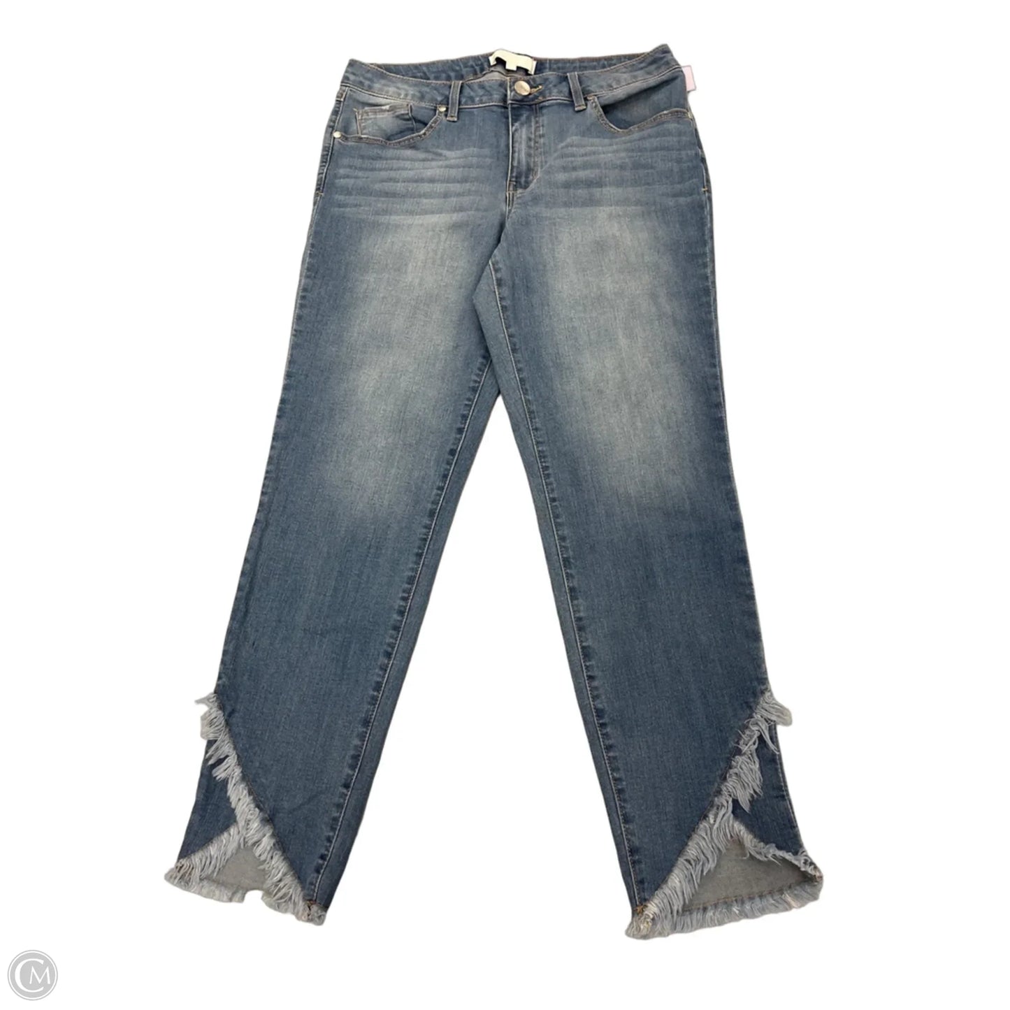 Jeans Straight By 1822 Denim In Blue Denim, Size: 12