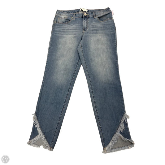 Jeans Straight By 1822 Denim In Blue Denim, Size: 12