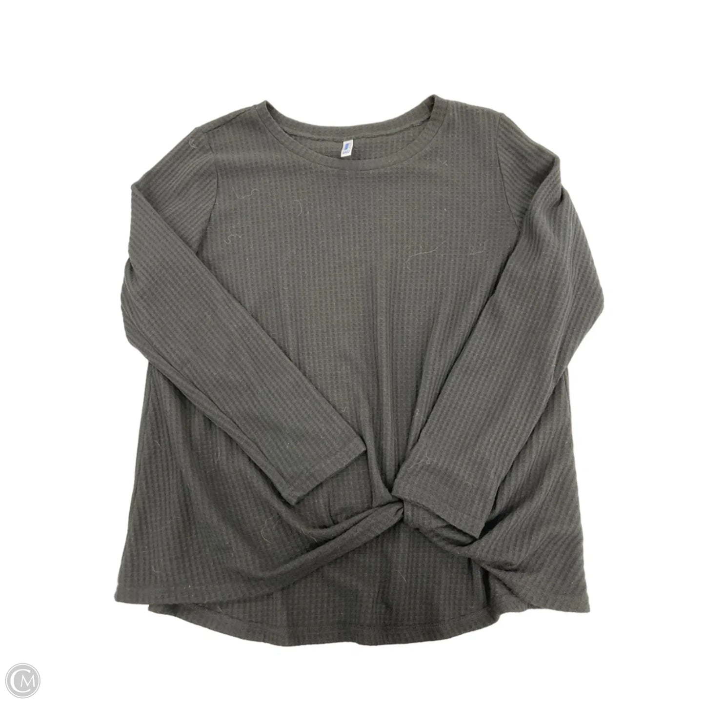 Top Long Sleeve By Cmf In Black, Size: 2x