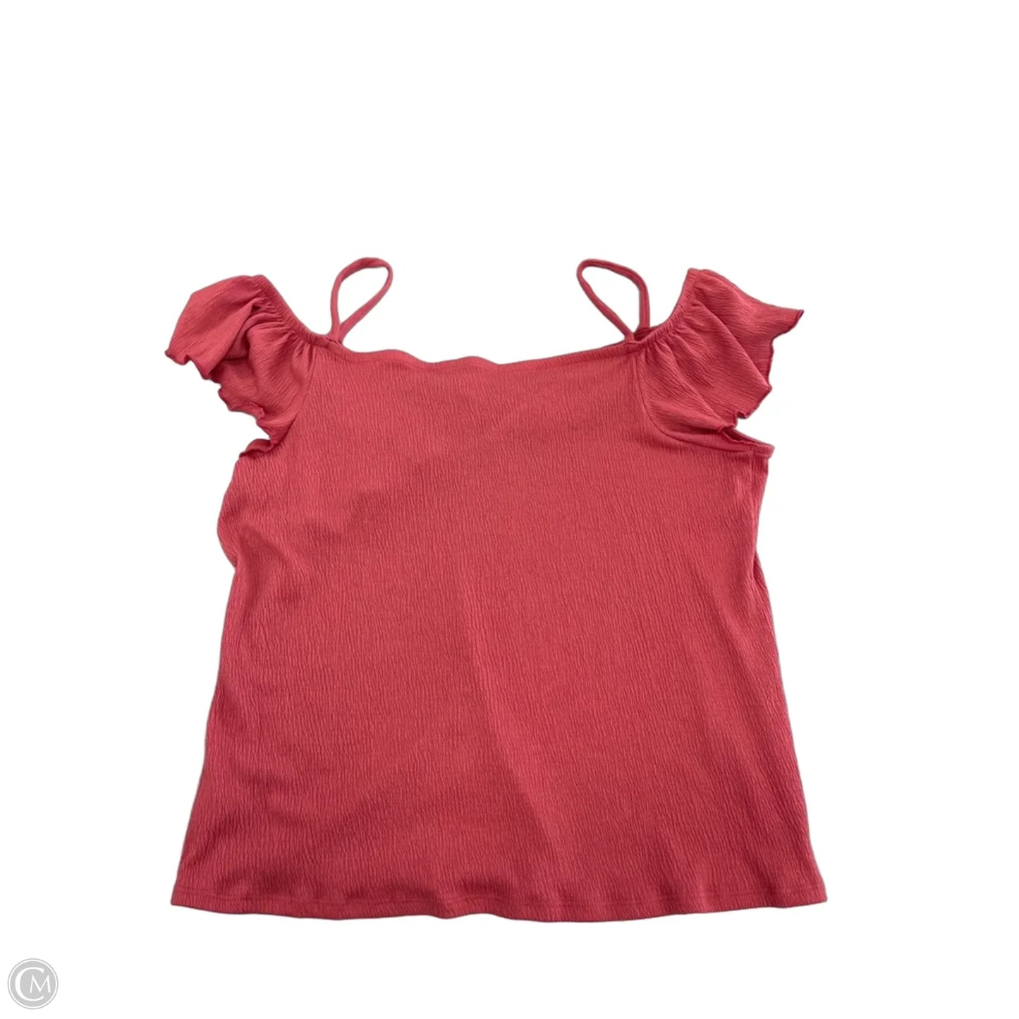 Top Short Sleeve By Maurices In Mauve, Size: Xxl