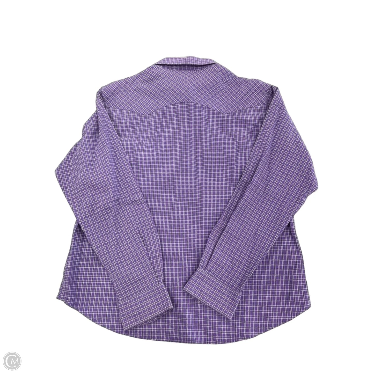 Top Long Sleeve By Cme In Purple, Size: Xl