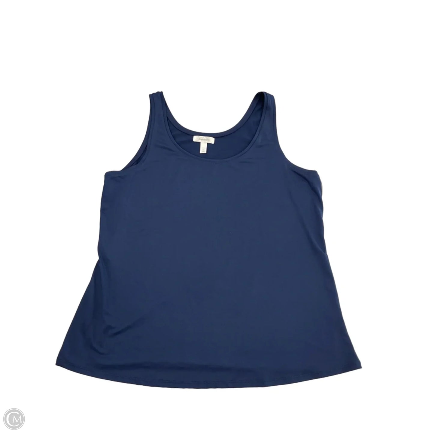 Tank Top By Dressbarn In Navy, Size: 2x