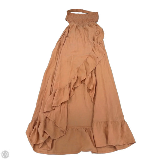 Dress Casual Midi By Forever 21 In Orange, Size: S