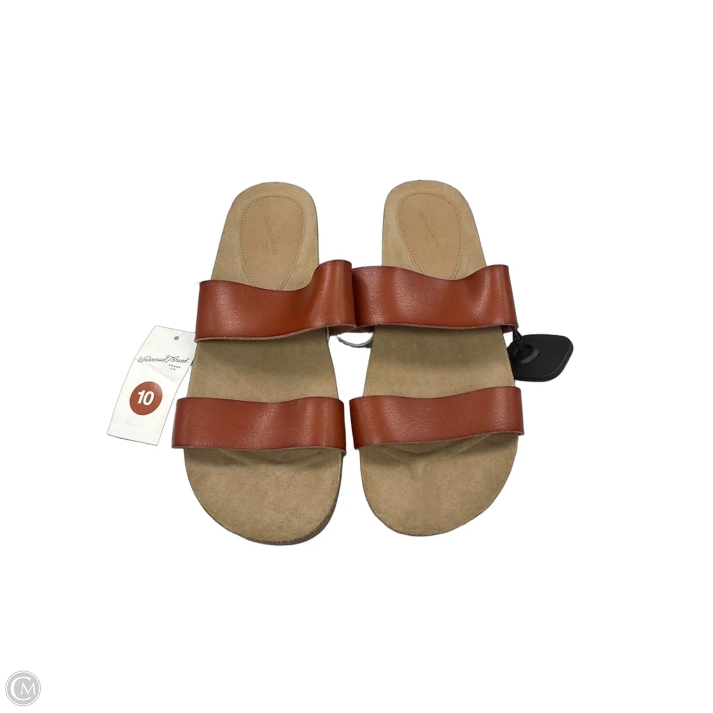 Sandals Flats By Universal Thread In Tan, Size: 10
