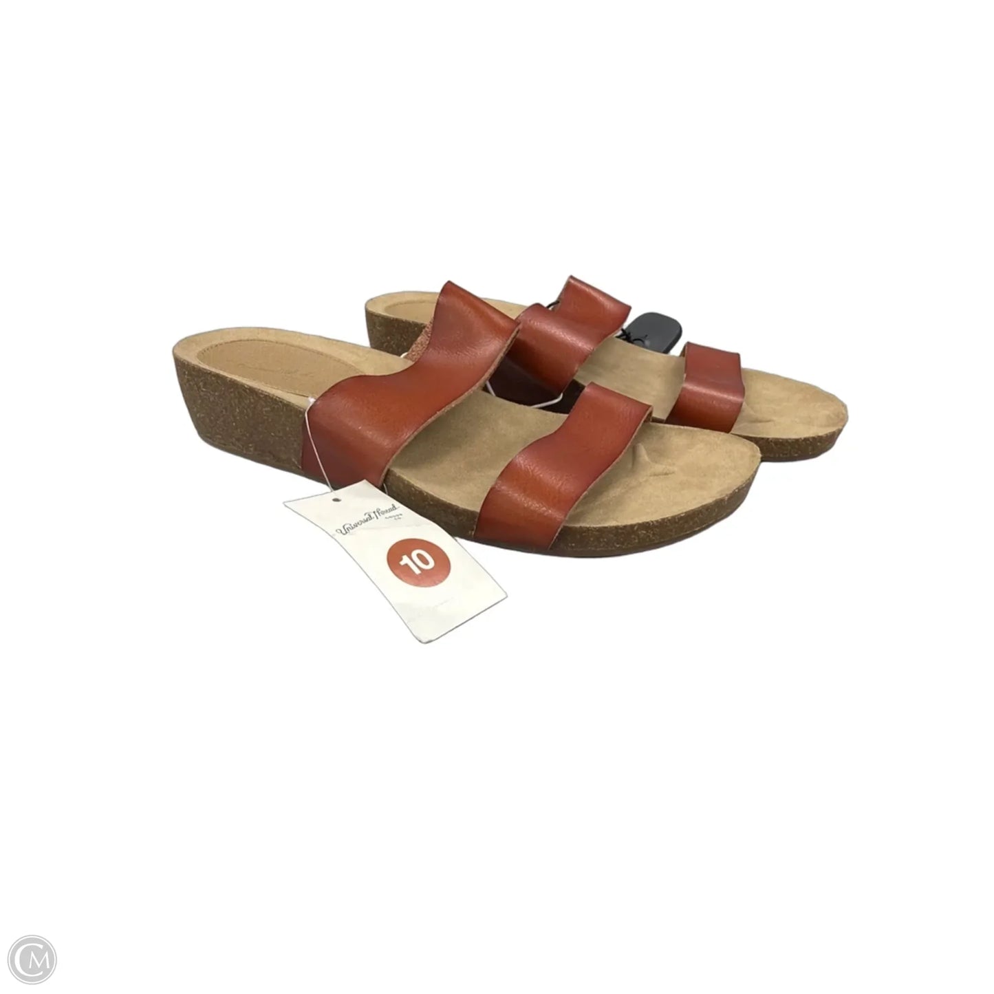 Sandals Flats By Universal Thread In Tan, Size: 10