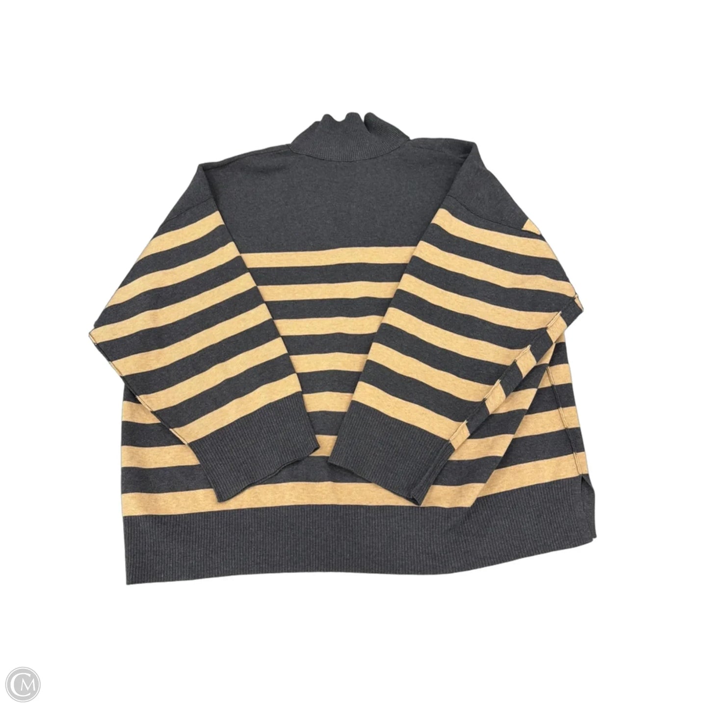 Top Long Sleeve By Free People In Black & Tan, Size: L