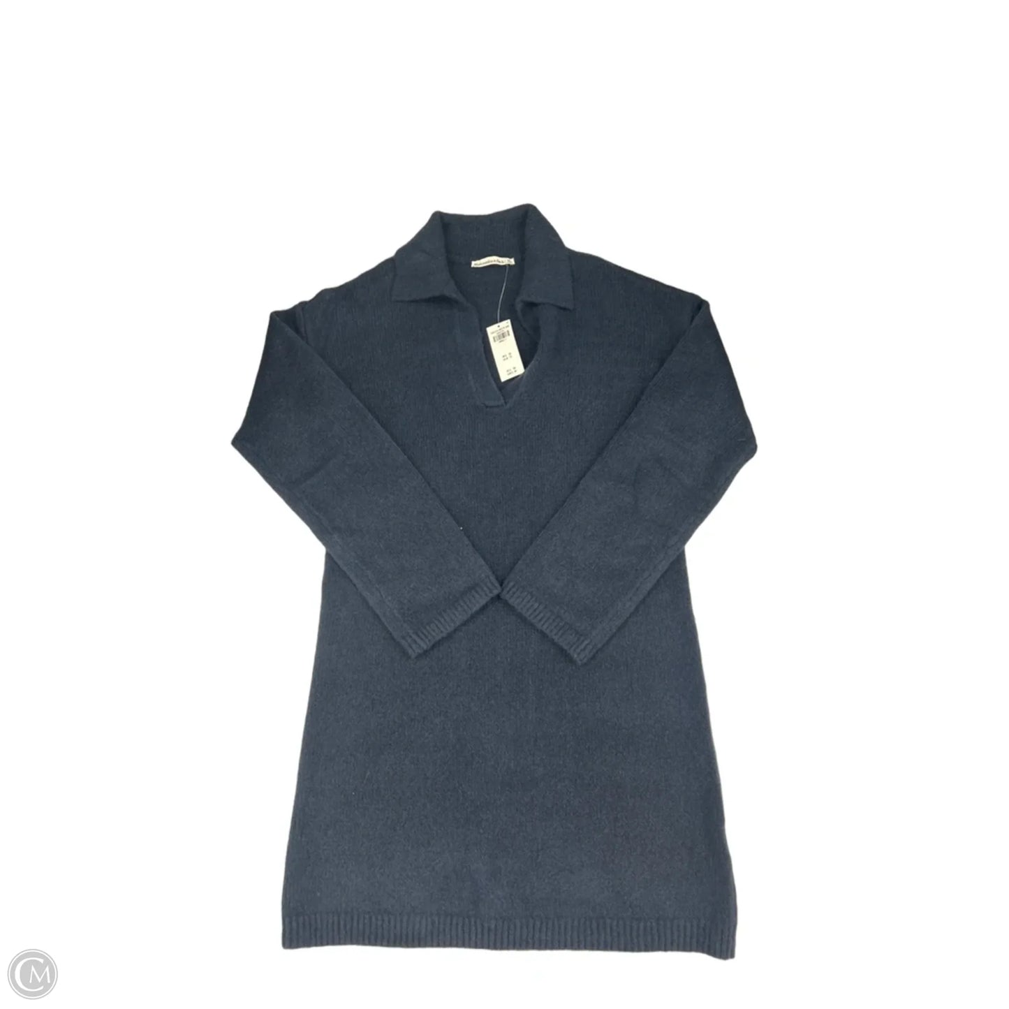 Dress Sweater By Abercrombie And Fitch In Navy, Size: S