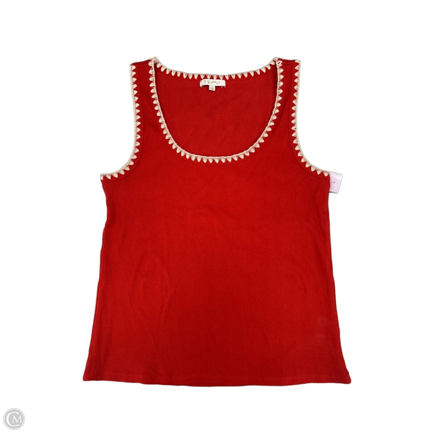 Tank Top By Z Supply In Orange, Size: L