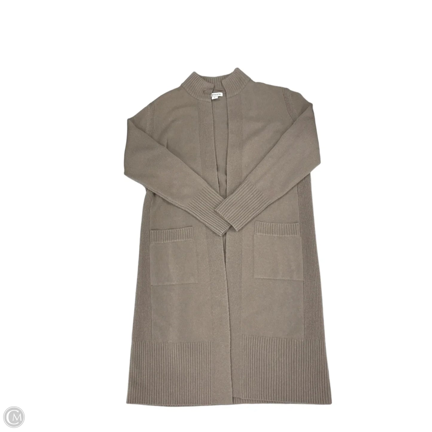 Sweater Cardigan By Athleta In Brown, Size: S