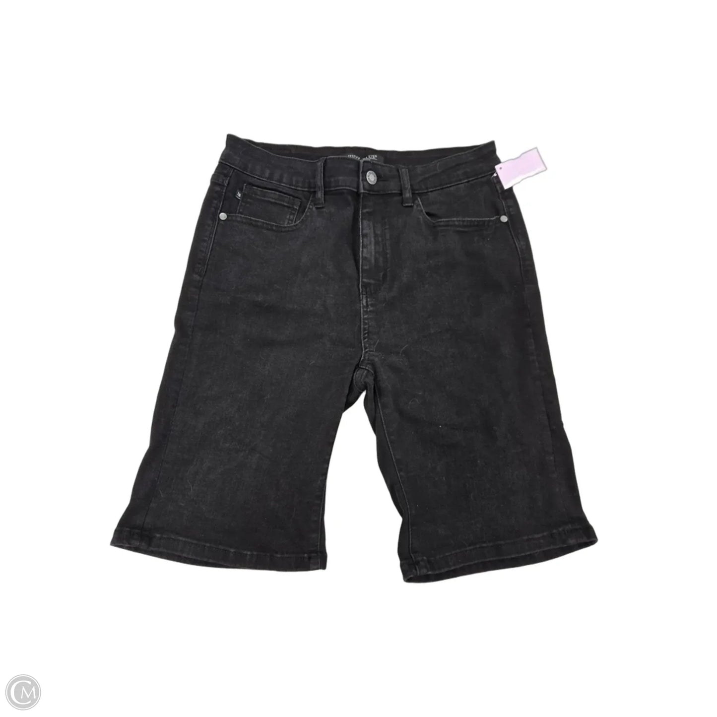 Shorts By Judy Blue In Black Denim, Size: L
