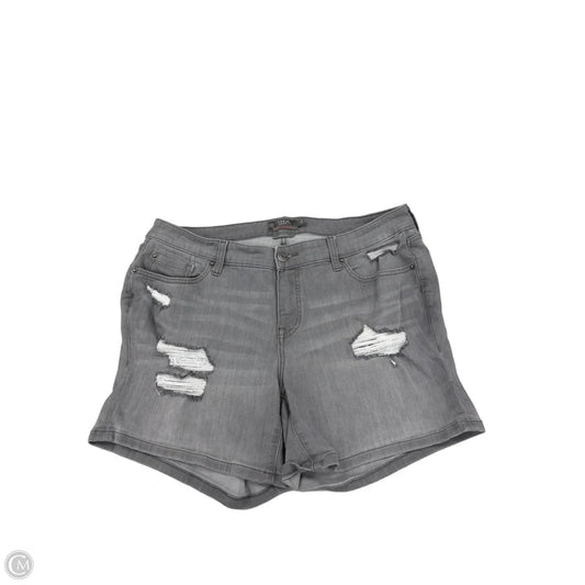 Shorts By Torrid In Grey Denim, Size: 14