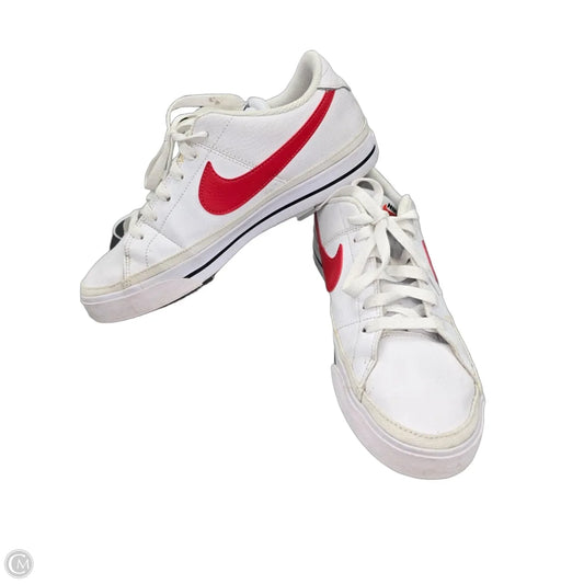 Shoes Flats By Nike In White, Size: 8.5