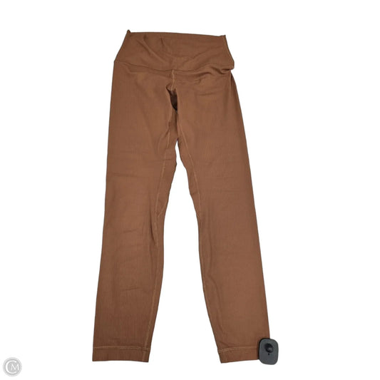 Athletic Leggings By Lululemon In Brown, Size: 6