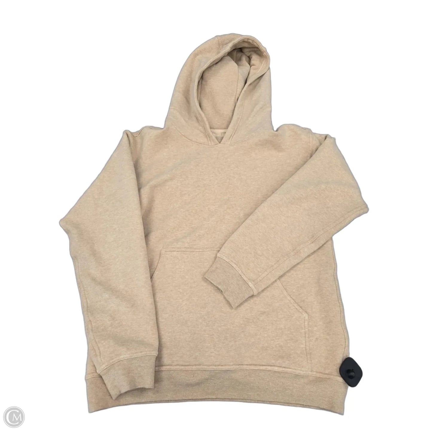 Sweatshirt Hoodie By Lululemon In Tan, Size: S