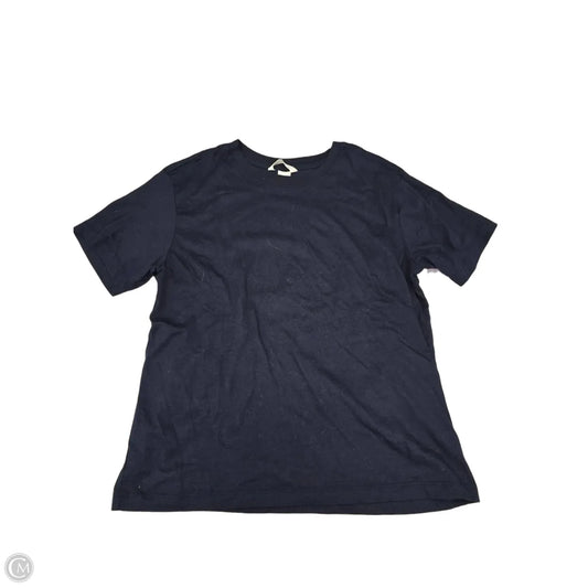Top Short Sleeve By H&m In Navy, Size: S