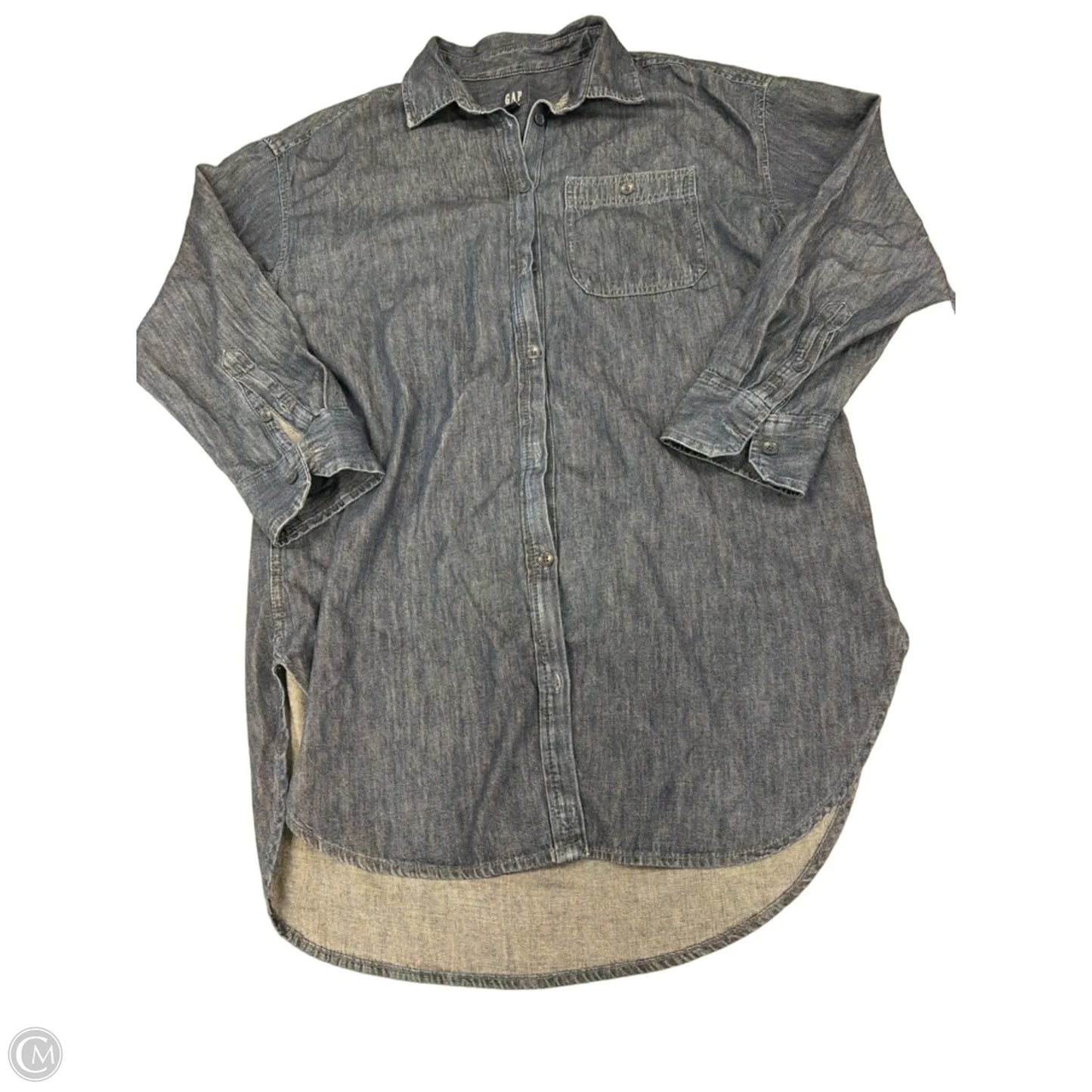 Dress Casual Short By Gap In Blue, Size: S