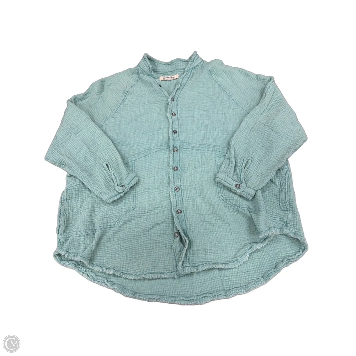 Top Long Sleeve By We The Free In Teal, Size: S