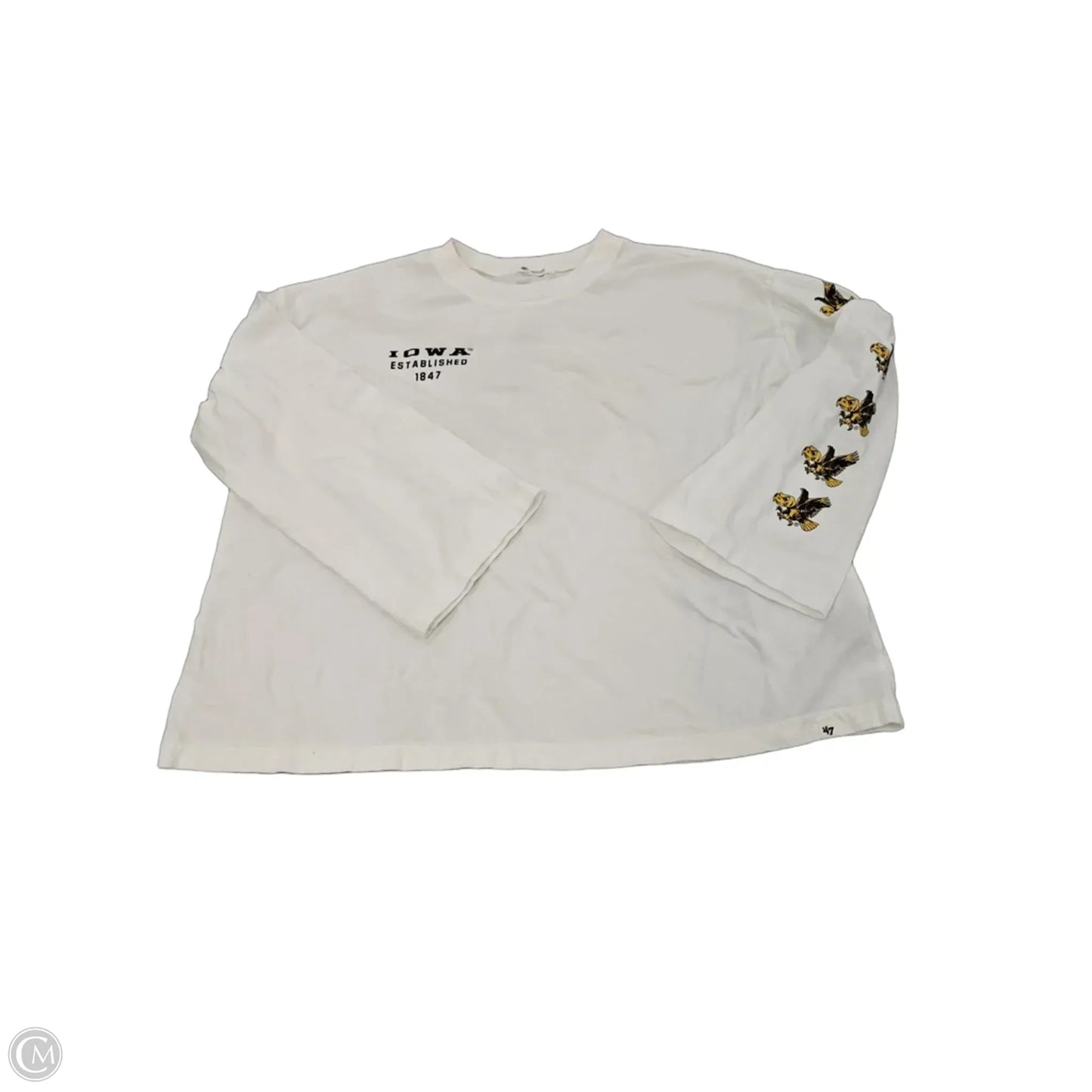 Top Long Sleeve By 47 In White, Size: M