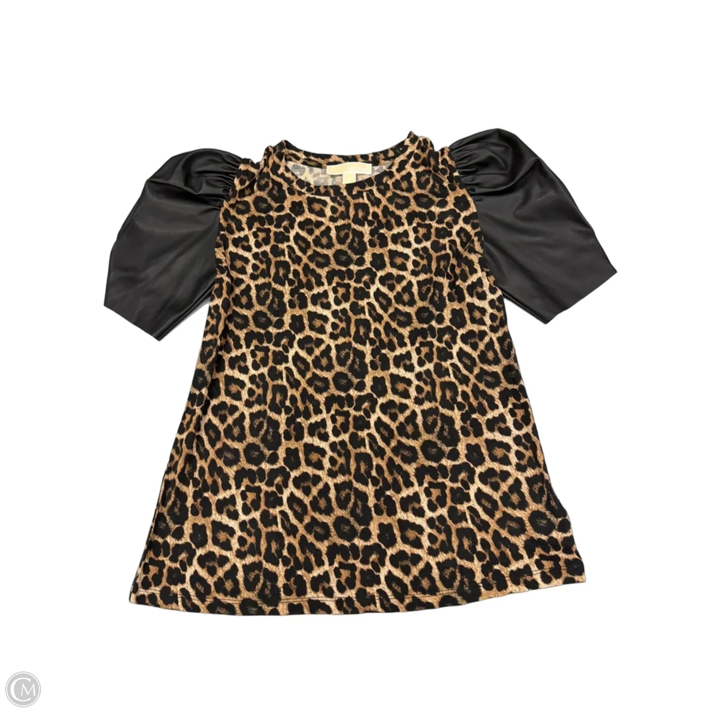 Top Short Sleeve By Michael By Michael Kors In Animal Print, Size: S