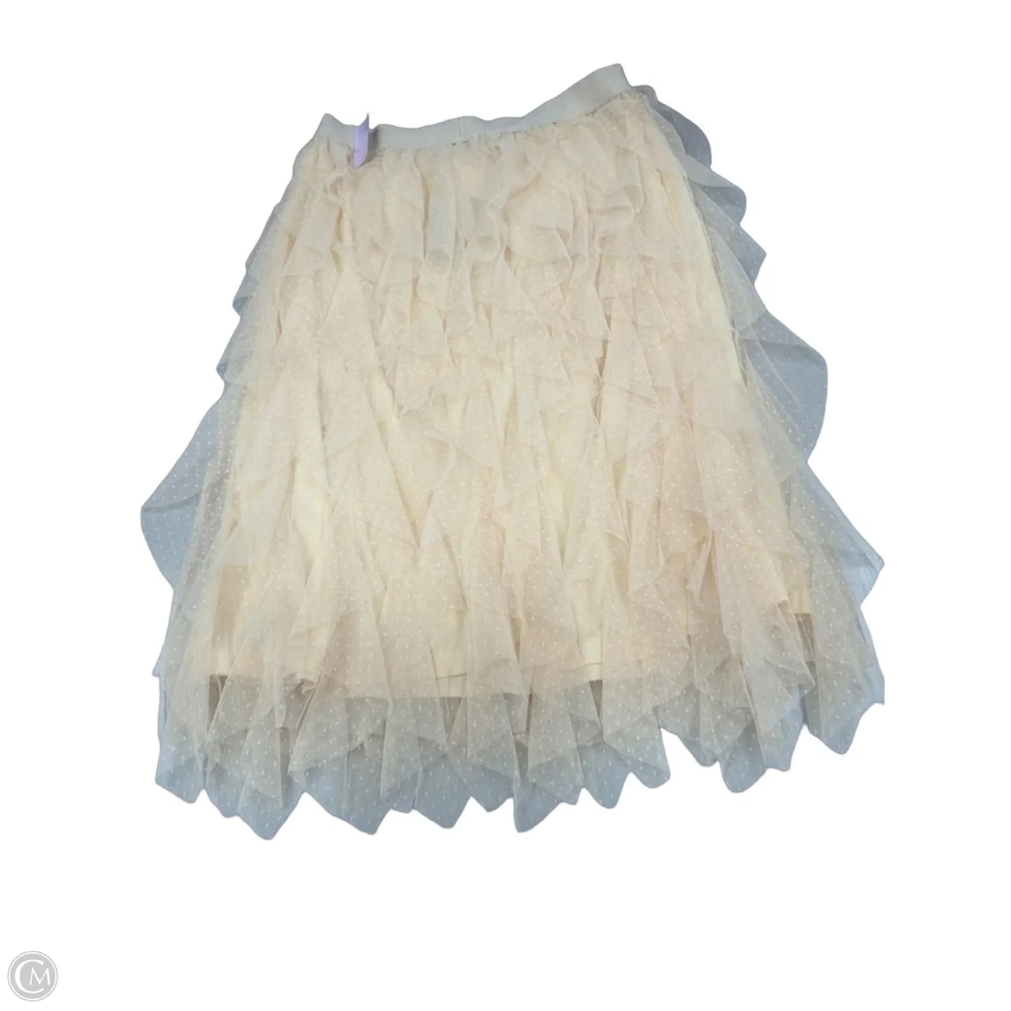 Skirt Midi By Gigio In Cream, Size: L