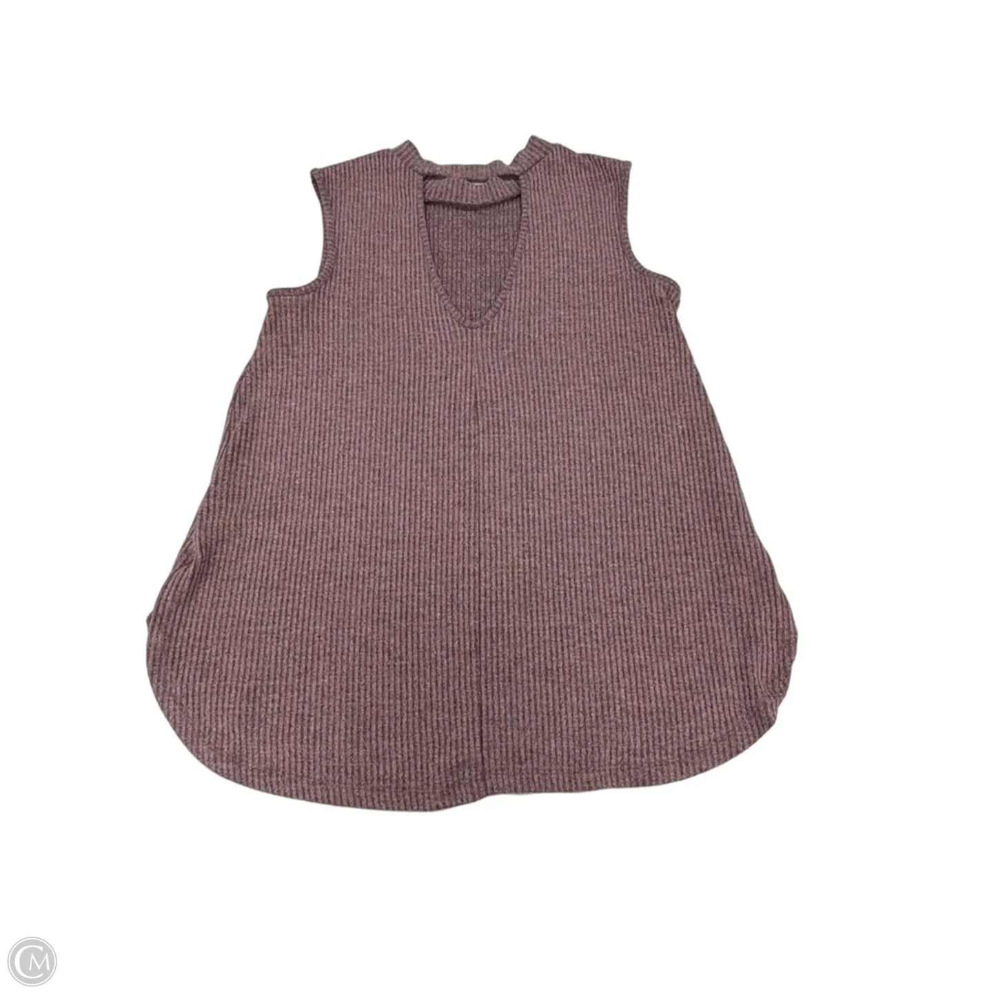 Tank Top By Cme In Purple, Size: L