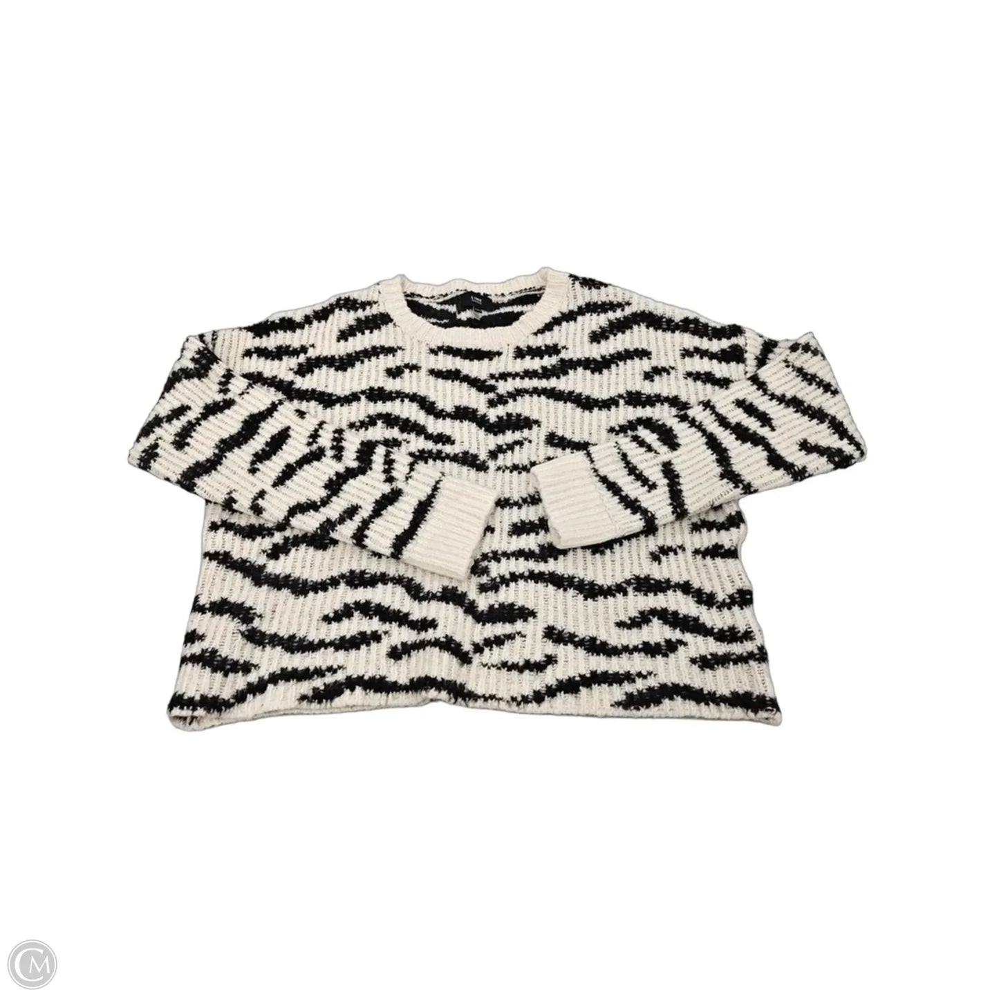 Sweater By Line & Dot In Black & White, Size: M